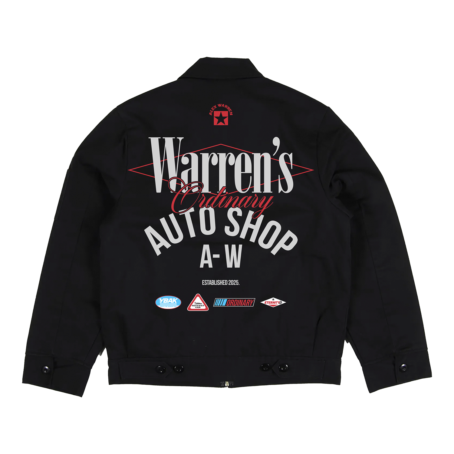 Warren's Auto Shop Work Jacket