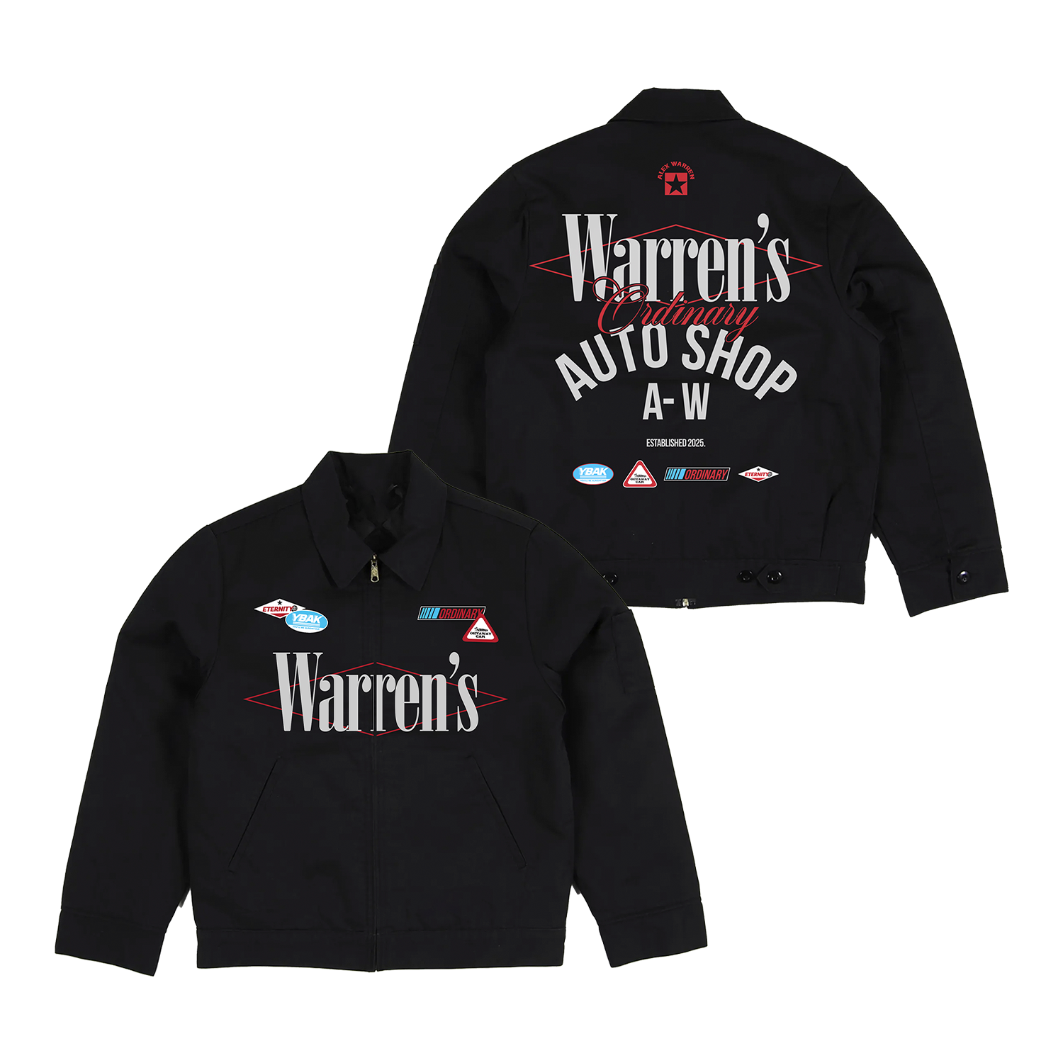 Warren's Auto Shop Work Jacket