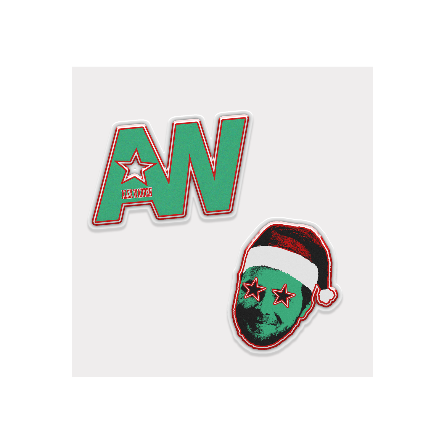 Alex Warren Puff Stickers